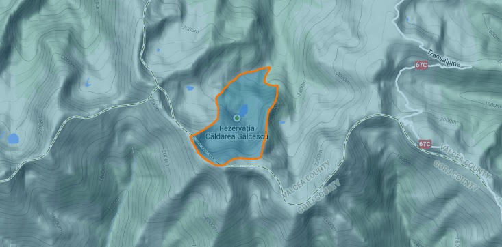 rezervatia caldarea galcescu